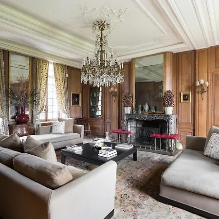 度假居 Saint-maclou Chateau Sleeps 28 Pool