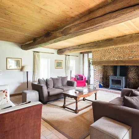 度假居 Saint-maclou Chateau Sleeps 28 Pool *